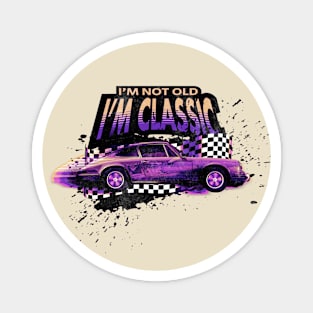 Classic car "i'm classic car" Magnet